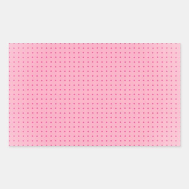 Trendy Blush Pink Custom Blank Template Rectangular Sticker (Front)