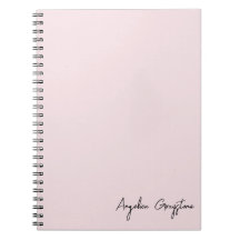 Trendy Blush Pink Personalised Name