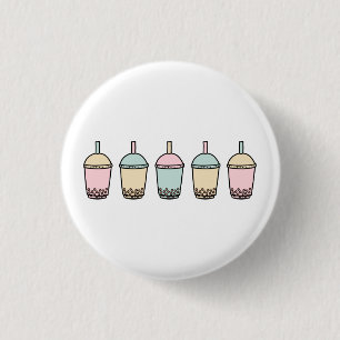 Trendy Boba 3 Cm Round Badge