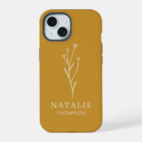 Trendy Boho Chic Minimalist Custom Mustard Yellow