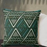 Trendy Boho Mud Cloth Pattern Cushion<br><div class="desc">Modern home decor pattern with ethnic motifs. Trendy bohemian interior print. Zig zag arrow design.</div>