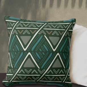 Trendy Boho Mud Cloth Pattern Cushion