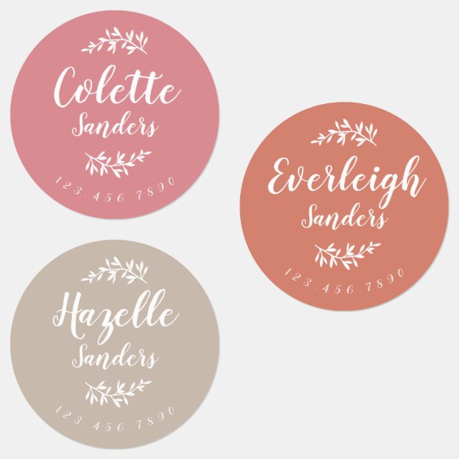 Trendy Boho Personalised  Name (Group)