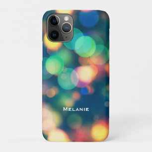 Trendy Bokeh Colourful Bubbles Personalised Case-Mate iPhone Case