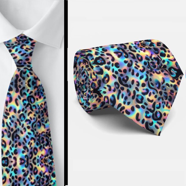 Trendy & Bold | Opal Leopard Print Neck Tie (Creator Uploaded)