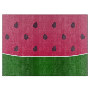 Trendy Bold Watermelon Graphic Art Cutting Board