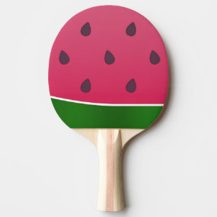 Trendy Bold Watermelon Graphic Art Ping Pong Paddle