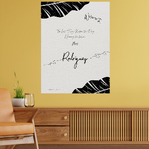 Trendy Bridal Shower Welcome Sign, Customisable  Poster