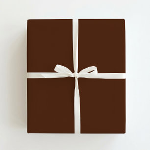 Trendy Brown Solid colour Christmas Wrapping Pape Paper