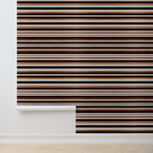 Trendy Brown White Luxury Linen Texture Collection Wallpaper