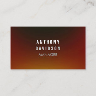 Trendy Browny Red Grey Stylish Business Card