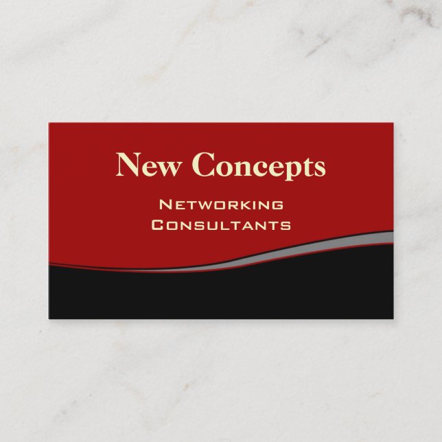 Trendy Business Card (Front)