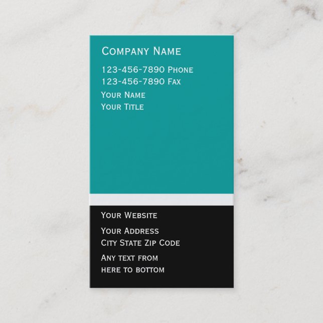 Trendy Business Cards (Front)