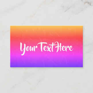 Trendy Business Cards