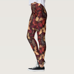 Trendy Butterfly Camo Fantasy Yoga Attire Leggings