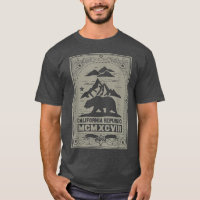 Trendy California Republic Bear Poster 