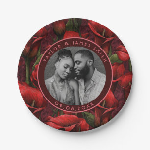 Trendy Calle Lilies Plates For Destination Wedding
