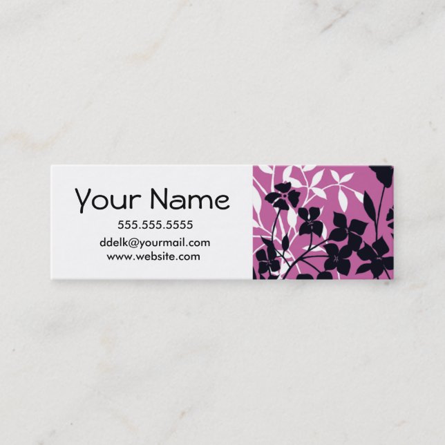 Trendy Calling Cards (Front)