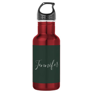 Trendy Celtic Greyish Green Modern Add Own Name 532 Ml Water Bottle