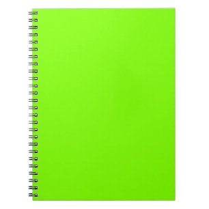 Trendy Chartreuse Solid Colour   Elegant Notebook