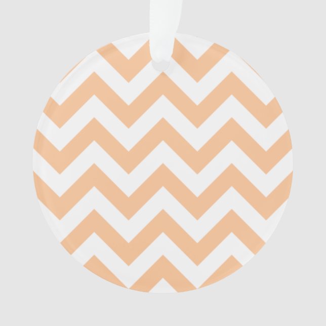 Trendy Chevron Acrylic Ornament (Front)