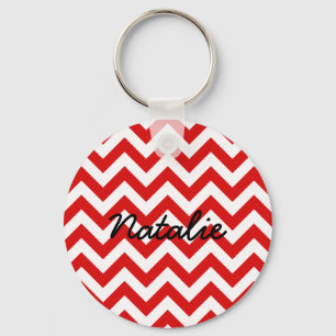 Trendy Chevron Keychain