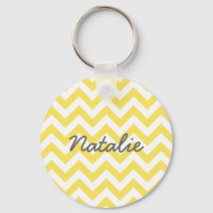 Trendy Chevron Keychain
