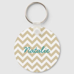 Trendy Chevron Keychain