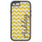 Trendy Chevron Pattern with name - yellow grey