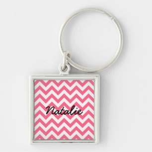 Trendy Chevron Premium Keychain