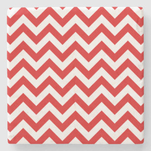 Trendy Chevron Stone Coaster