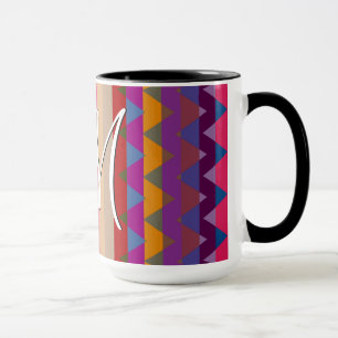 Trendy Chevron Stripes Pattern #17 Mug