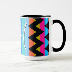 Trendy Chevron Stripes Pattern #4 Mug