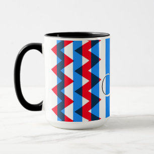 Trendy Chevron Stripes Pattern #5 Mug