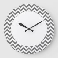 Trendy Chevron Wall Clock