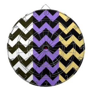 Trendy Chevron Zigzag Pattern 7 Dartboard