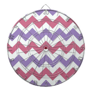 Trendy Chevron Zigzag Pattern 8 Dartboard