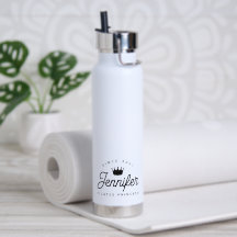 Trendy Chic Pilates Princess Black Typography