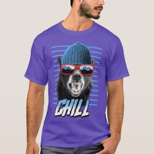 Trendy Chill Bear Winter Poster Premium T-Shirt
