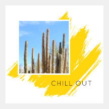 Trendy Chill Out Desert Cactus Instagram Post