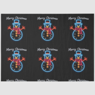 Trendy Christmas Neon Holiday Collection Tissue Paper