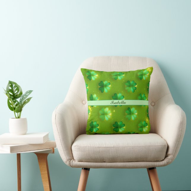 Trendy Clover 4 Lists Green Collection Cushion (Chair)