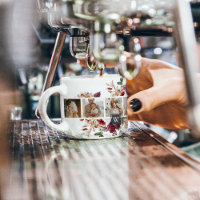 Trendy Collage Family Photo Colourful Flowers Gift