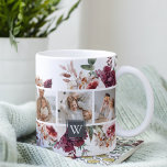 Trendy Collage Family Photo Colourful Flowers Gift Mug<br><div class="desc">Trendy Collage Family Photo Colourful Flowers Gift</div>