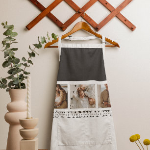 Trendy Collage Photo & Best Family Ever Best Gift Apron