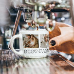 Trendy Collage Photo & Best Family Ever Best Gift Espresso Cup<br><div class="desc">Introducing the Trendy Collage Photo & Best Family Ever Text Gift! This unique and personalised gift combines the beauty of a collage photo with a heartfelt message to celebrate your family and create a lasting memory. The collage photo features a collection of your most cherished family moments, beautifully arranged in...</div>