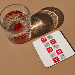Trendy Collage Photo & Red Best Mummy Gift Square Paper Coaster<br><div class="desc">This unique and stylish "Trendy Collage Photo & Red Best Mummy Gift" is the perfect way to show your love and appreciation for the special mum in your life. The collage photo design features multiple photos arranged in a trendy and eye-catching layout, making it a truly personalised and one-of-a-kind gift.Whether...</div>