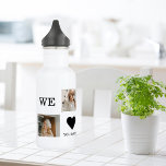 Trendy Collage Photo & We Love You Daddy Gift 532 Ml Water Bottle<br><div class="desc">Show your dad how much you care with this heartfelt "We Love You Daddy" gift. The gift can come in many forms, such as a personalised mug, a photo frame, or even a t-shirt. The message "We Love You Daddy" is a simple yet powerful way to express your love and...</div>