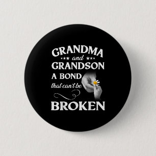 Trendy Coloring Grandma And Grandson A Bond That C 6 Cm Round Badge