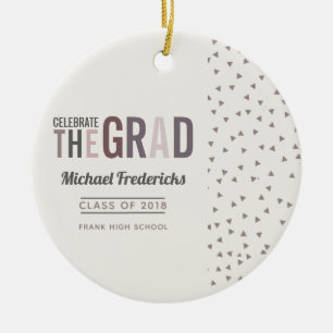 Trendy colorway Graduation Ceramic Tree Decoration